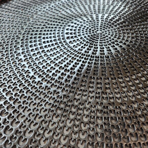 Silver toned Vinyl Place mat Seasonal Decor - Picture 3 of 3